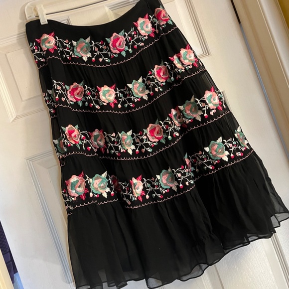 Laundry embroidered skirt - Picture 2 of 2